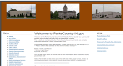 Desktop Screenshot of parkecounty-in.gov